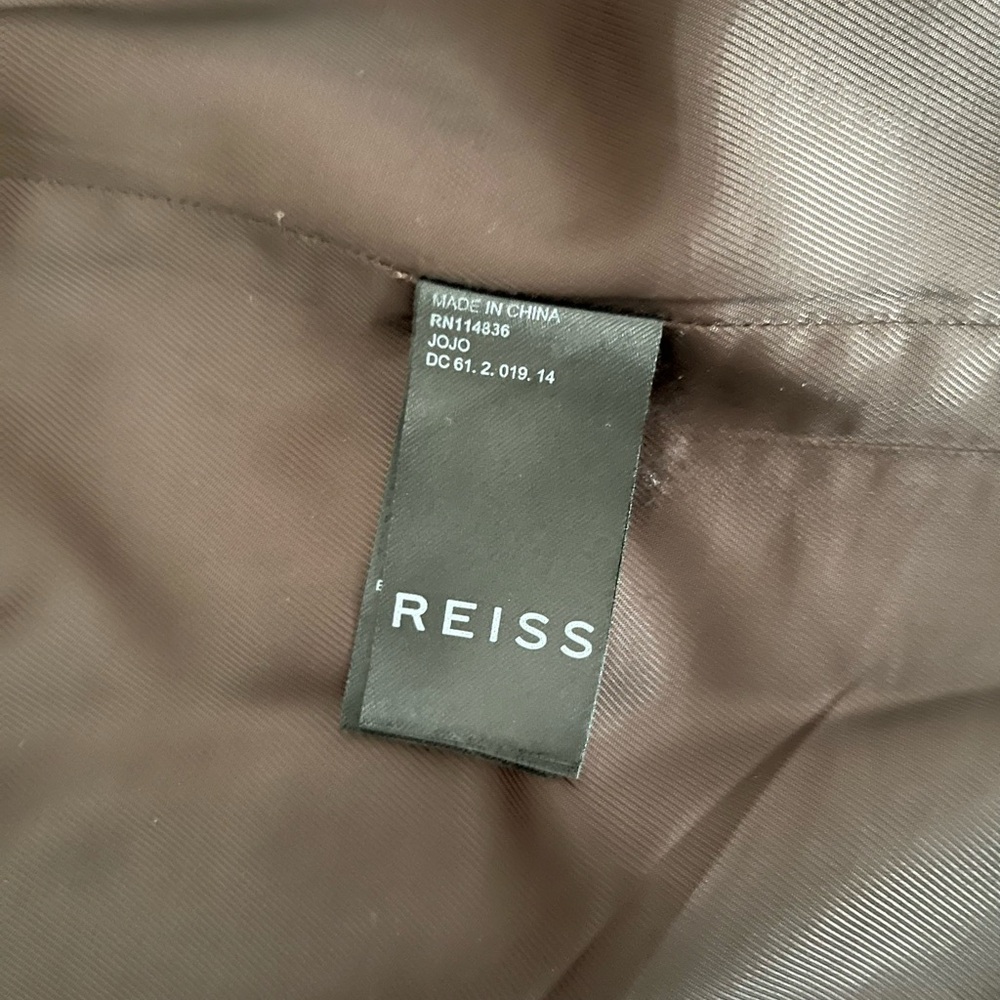 Reiss Jojo Wool Blend Relaxed Fit Coat - Picture 5 of 8